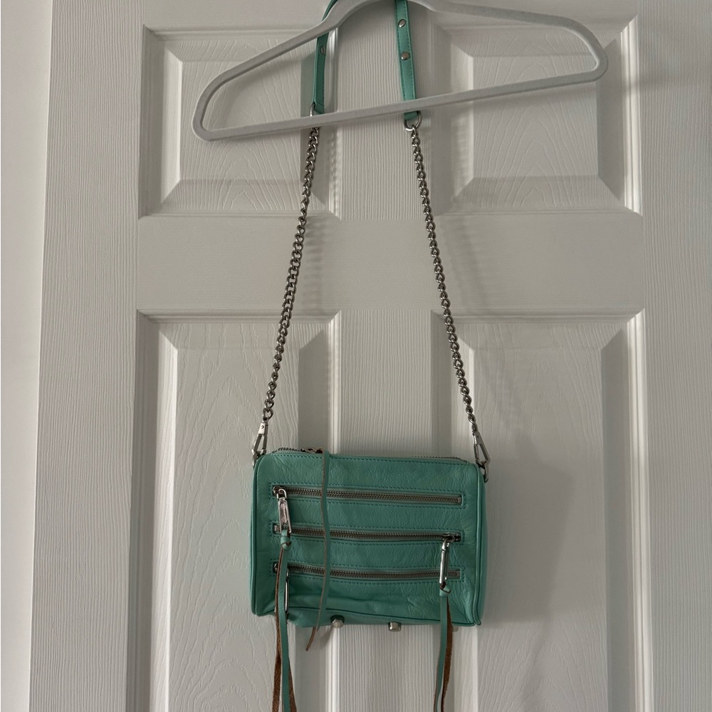 Rebecca Minkoff mint Leather Crossbody Bag
